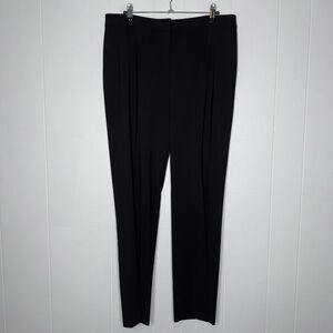 Lafayette 148 New York Women’s Barrow Wool Pants Black Straight Size 12